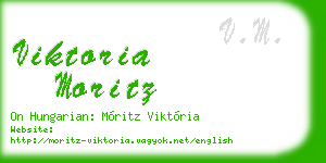viktoria moritz business card